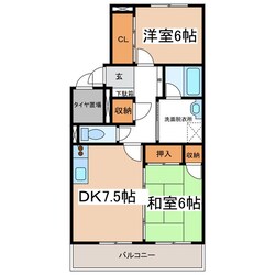 コンフォート・Ｍの物件間取画像